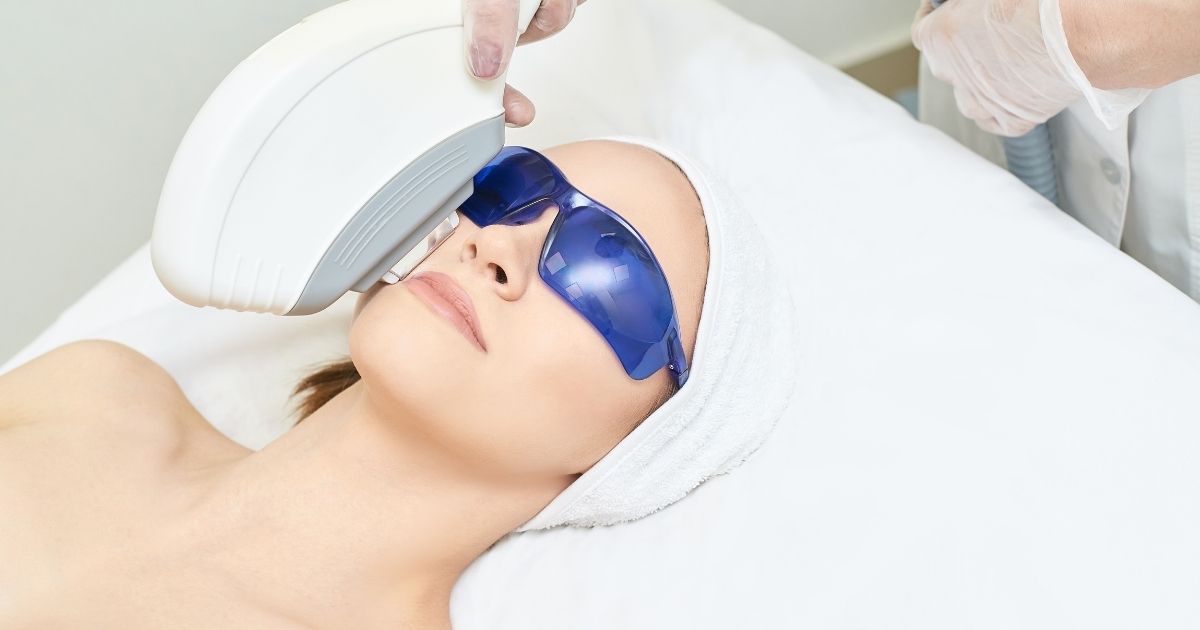 IPL or Intense Pulsed Light Hair Removal is a non-invasive treatment