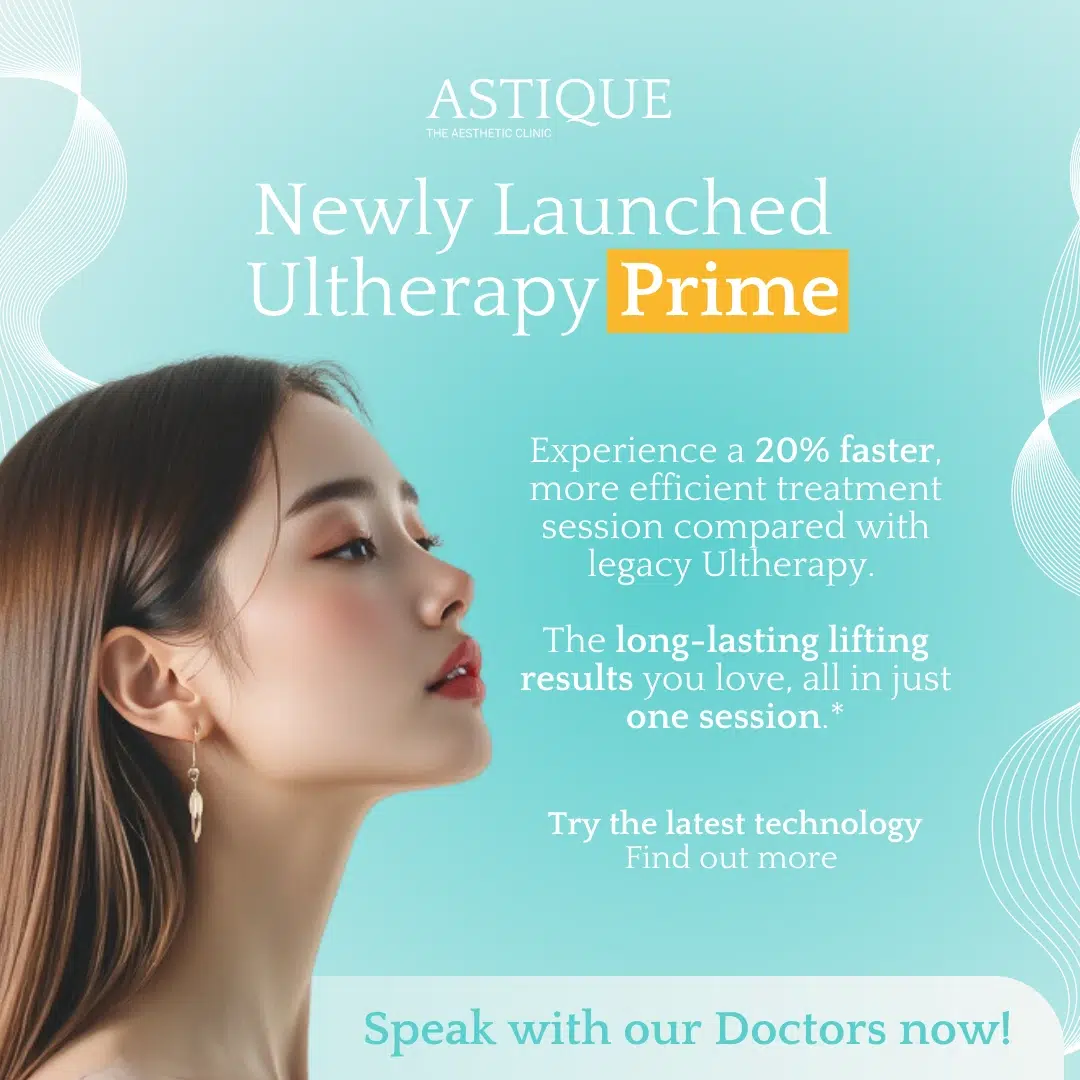 Ultherapy PRIME promotional graphic Ultherapy PRIME announcement banner